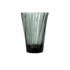 Twisted Latte Glass Black 360 Ml